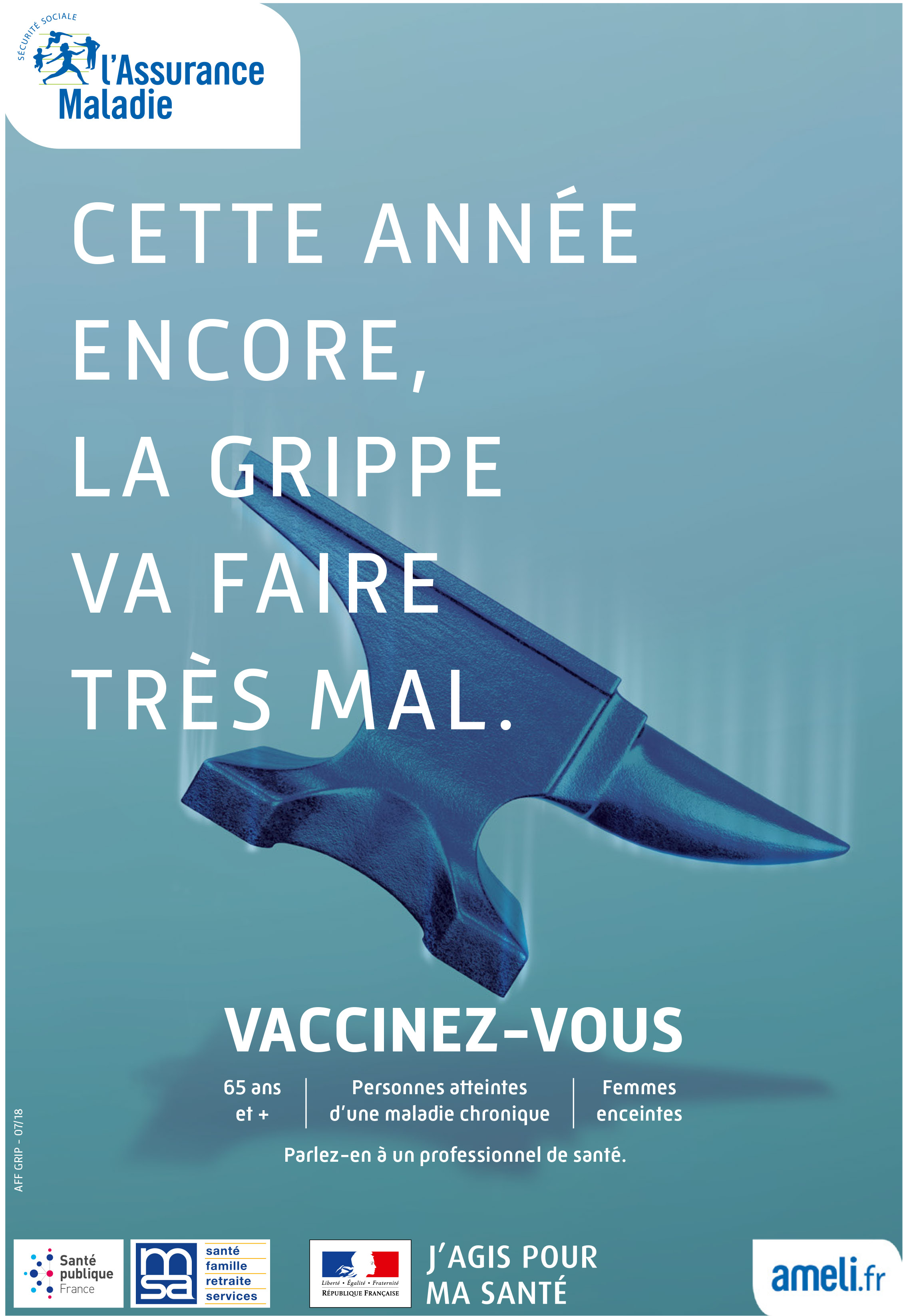 « Cette année encore, la grippe va faire très mal », c'est le slogan de