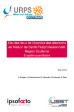 URPS Médecins d’Occitanie – Enquête sur l’exercice des médecins en MSP