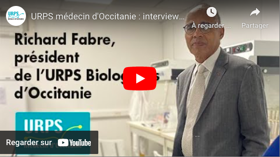 Richard Fabre, président de l'URPS Biologistes